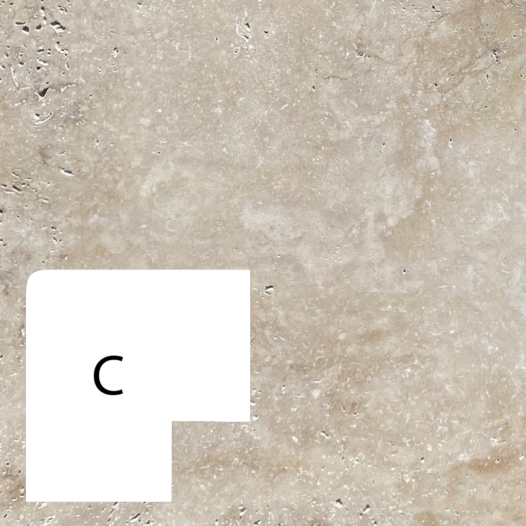 PALERMO 48/33x33x3 CM - ECKE C