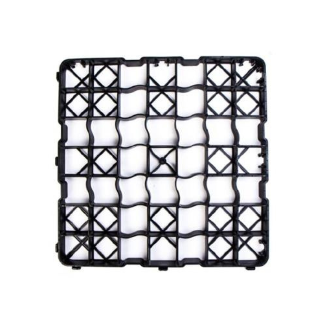 BAUGRAVEL 50x50x4 CM BG040 - SCHWARZ