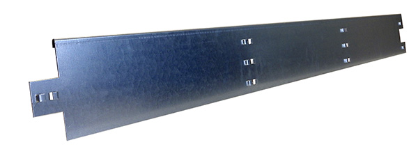 BAU-BORDER GALVA PLANE 190x8 cm - mit Accessoires