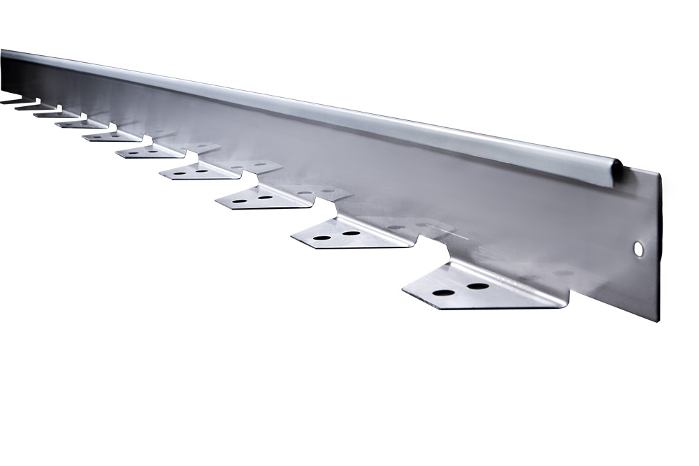 BAU-BORDER INOX 190x6 cm - mit Accessoires