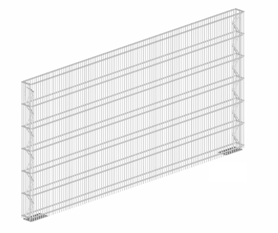 BAUGONE GE 144x253x15 CM - MIT FUSSPLATTE