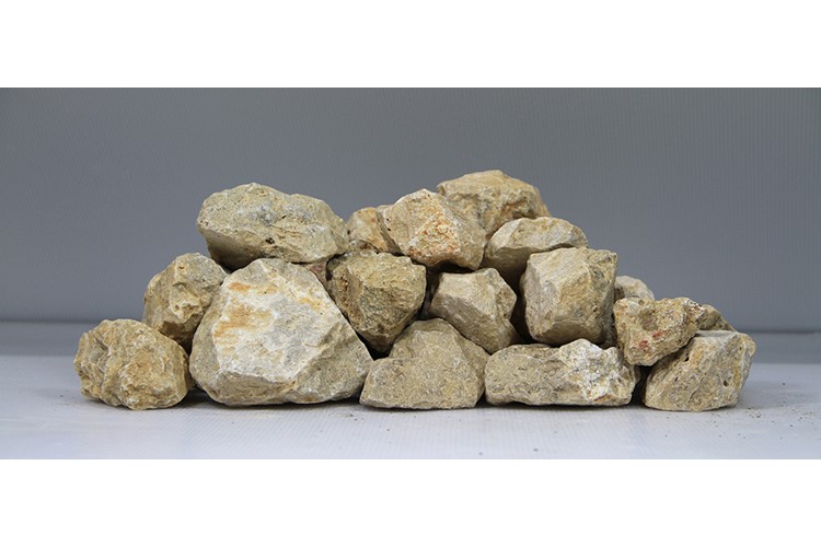 GEVULDE STEENKORF  L200xB100xH100 CM YELLOW STAR/CALCIET