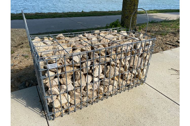 GABION REMPLI  L200xLA100xH50 CM YELLOW STAR/CALCIET