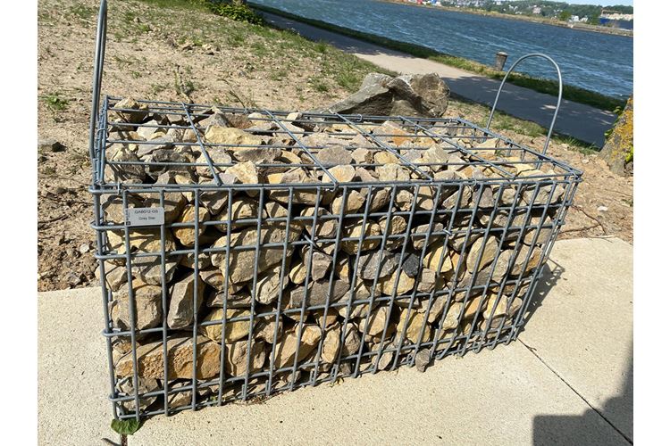 GABION REMPLI  L50xLA50xH50 CM GREY STAR