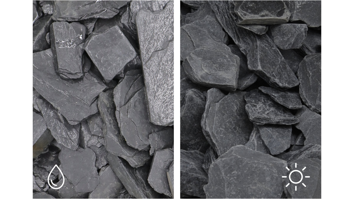CANADIAN SLATE BLACK 10/30 - 25 KG*
