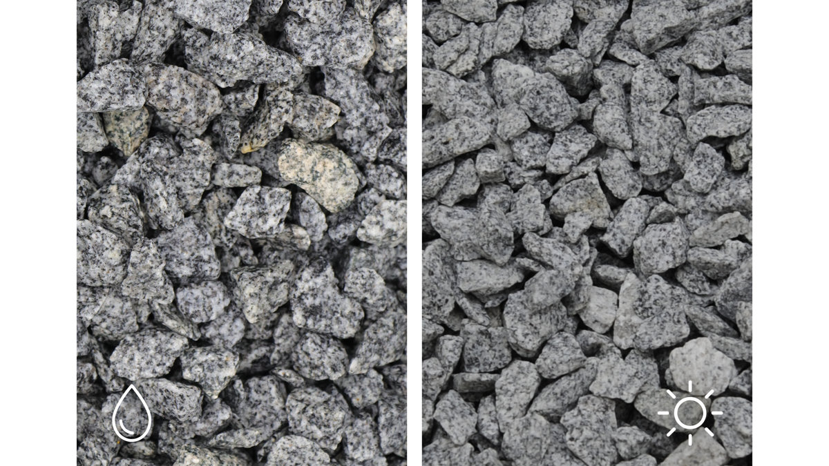 EDELGRANIT GREY 08/16 SPLITT - 25 KG