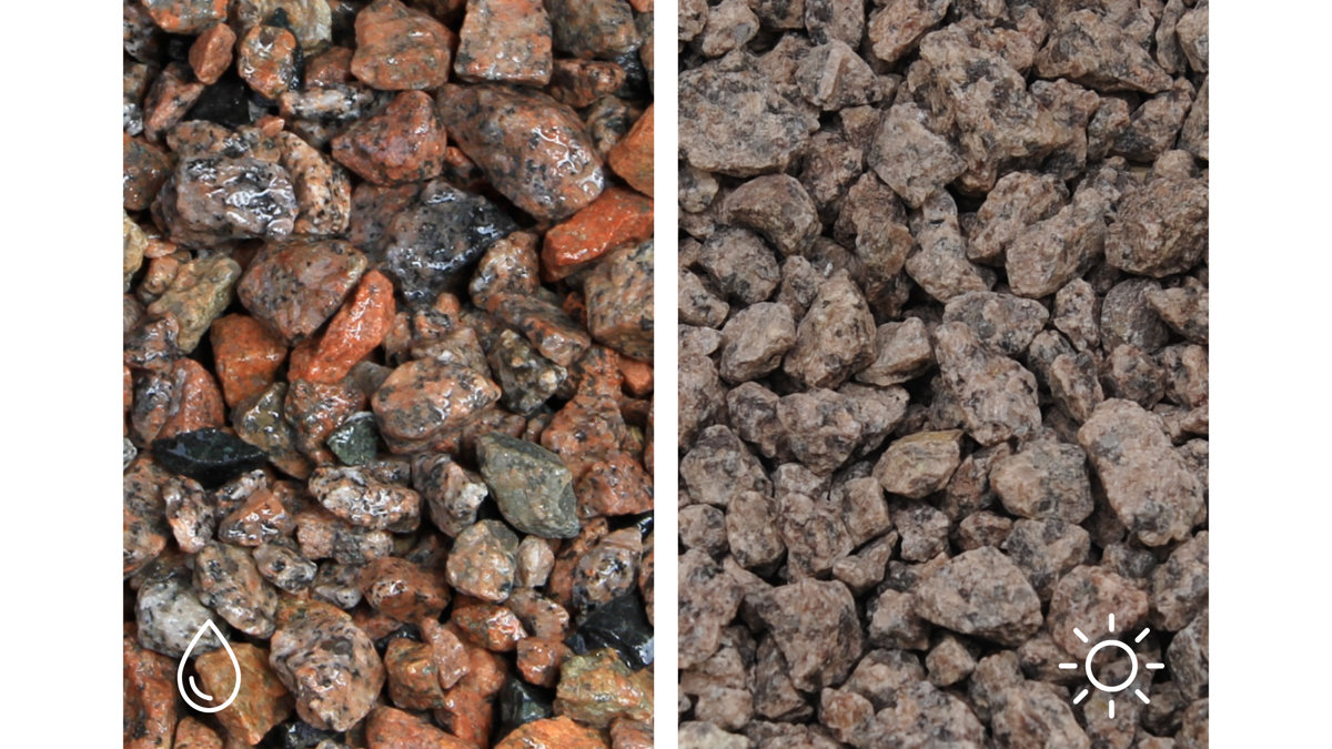 GRANITO ROUGE 16/32 SPLITT - 25 KG