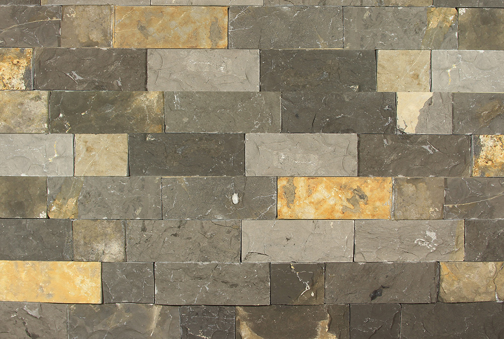 TINOS GREY BROWN  50x15x1.5-2.5 CM * WC 08 *