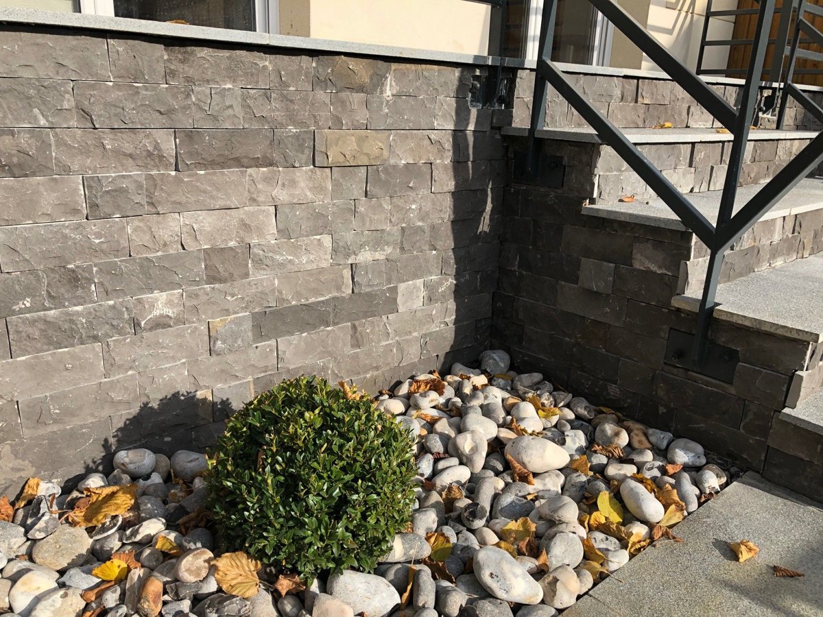 TINOS GREY 50x15x1.5-2.5 CM * WC 08 *