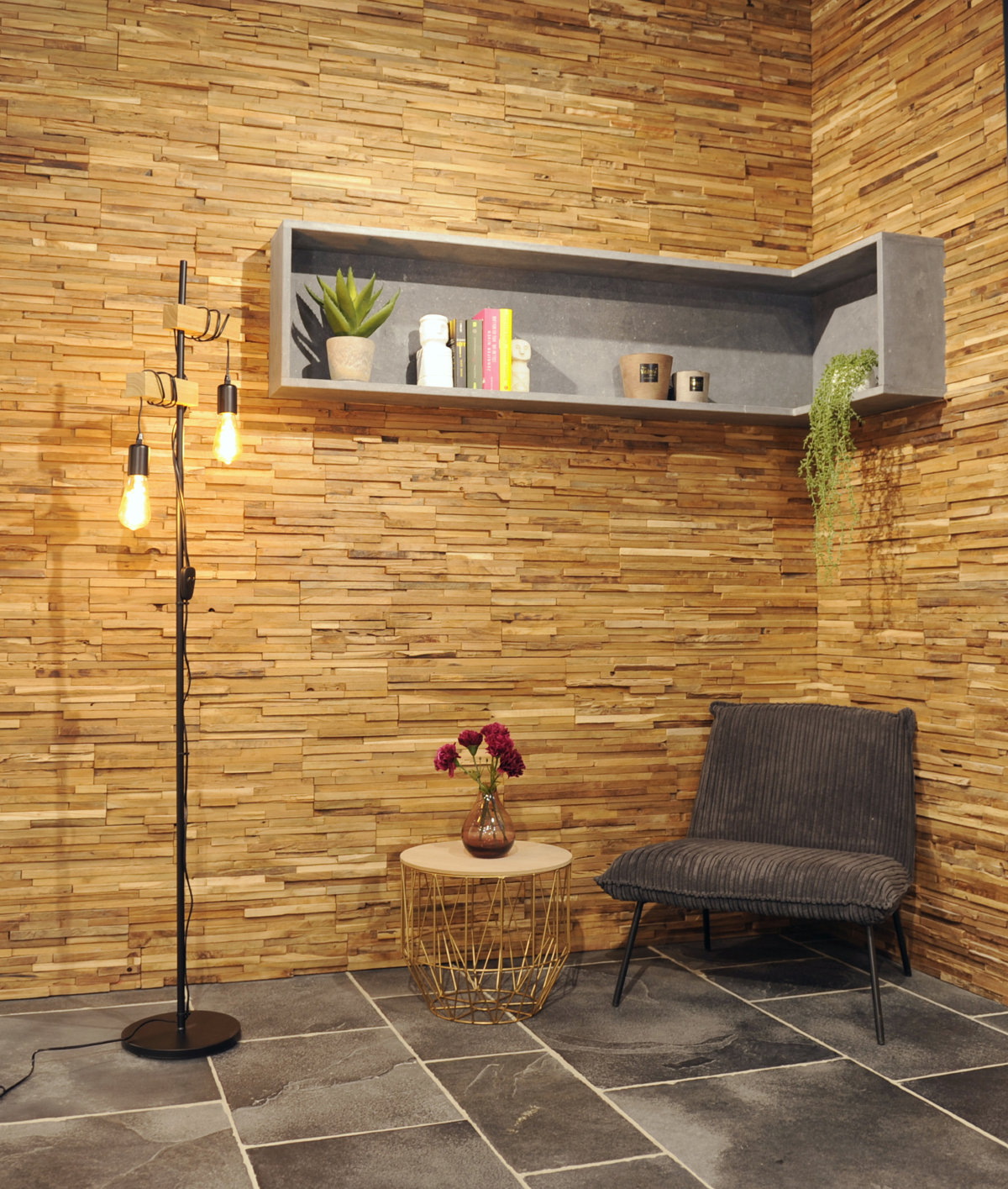 RAFT WOOD 20x50x1-2.5 CM *DK30*