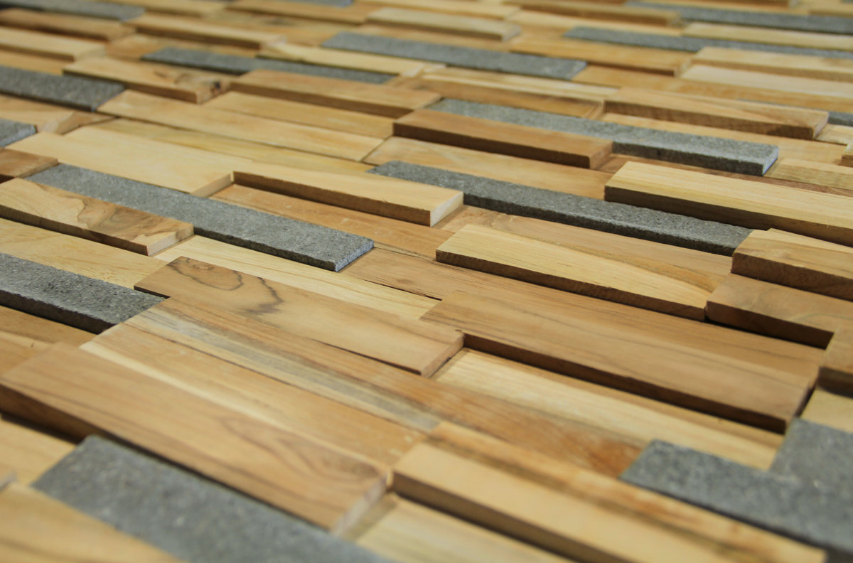 SUNDA WOOD & STONE 40x18x1-2 CM