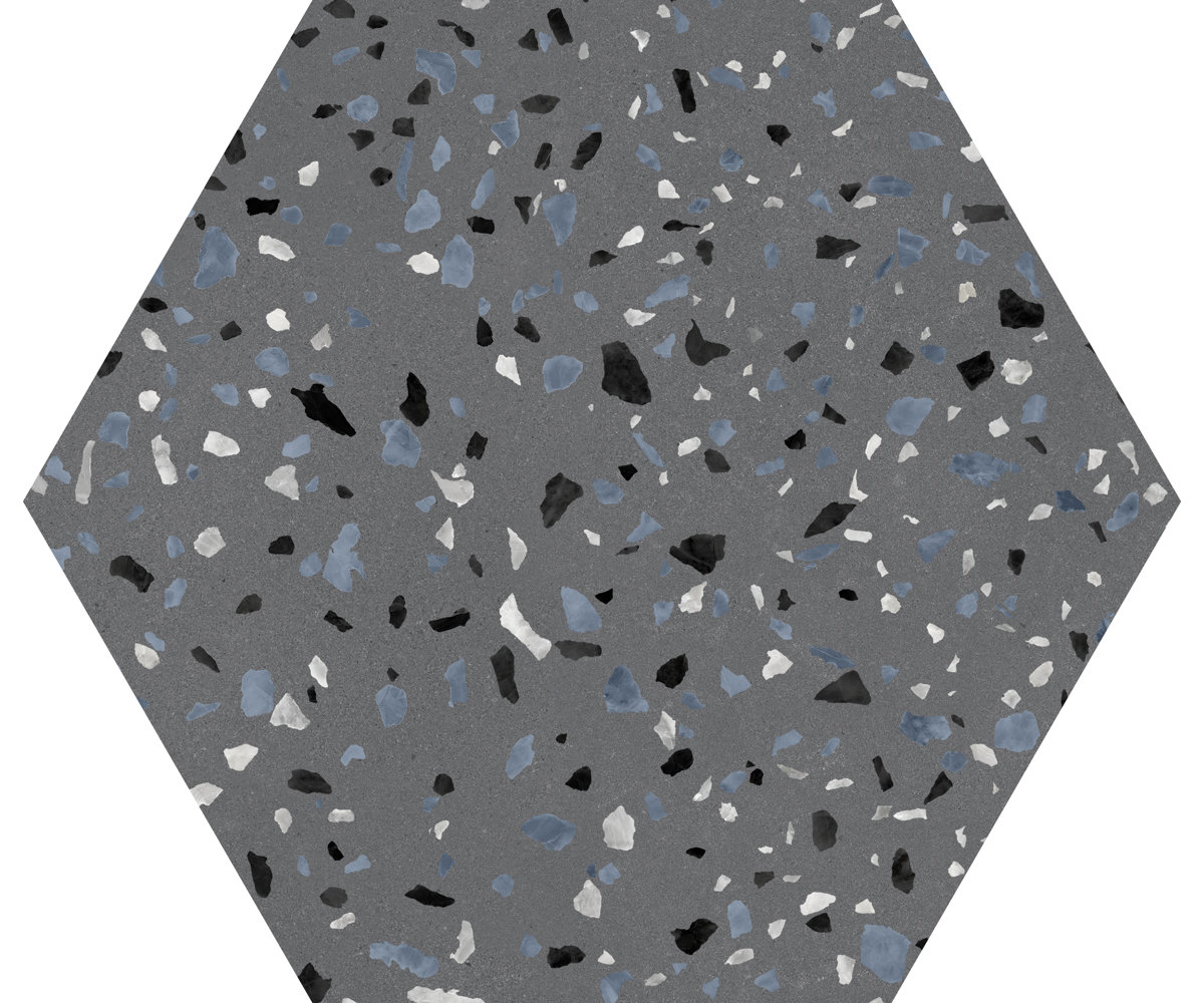 CERAM ABSTRACT GRAPHITE  20x24x1 CM