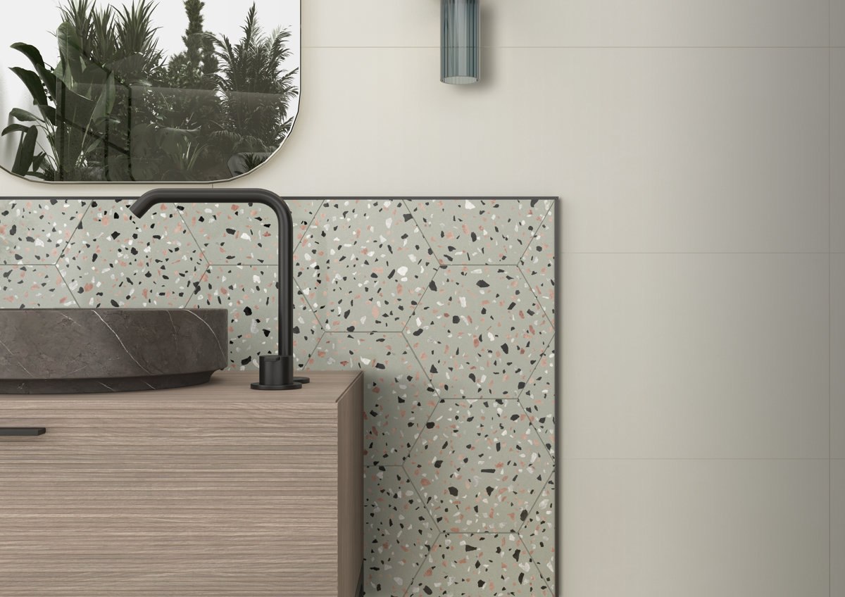 CERAM ABSTRACT SALVIA  20x24x1 CM