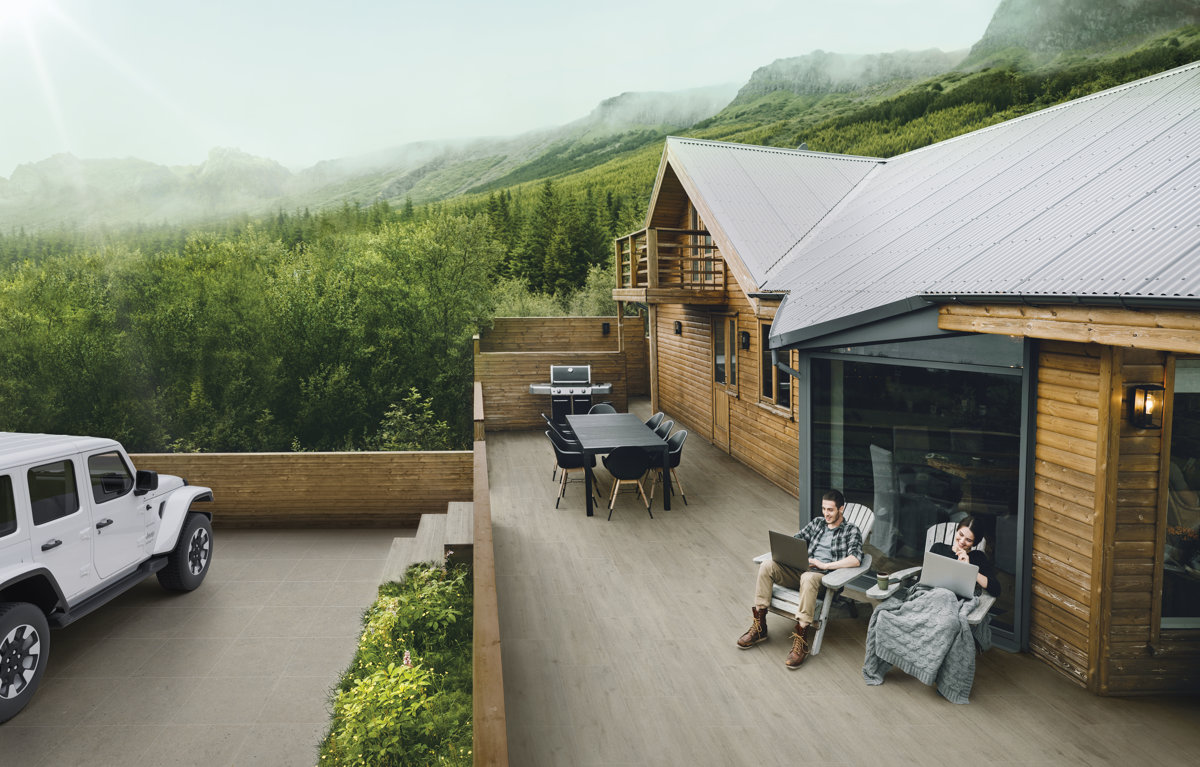 CERAM ARKE WOOD CAPPUCCINO  40x120x2 CM