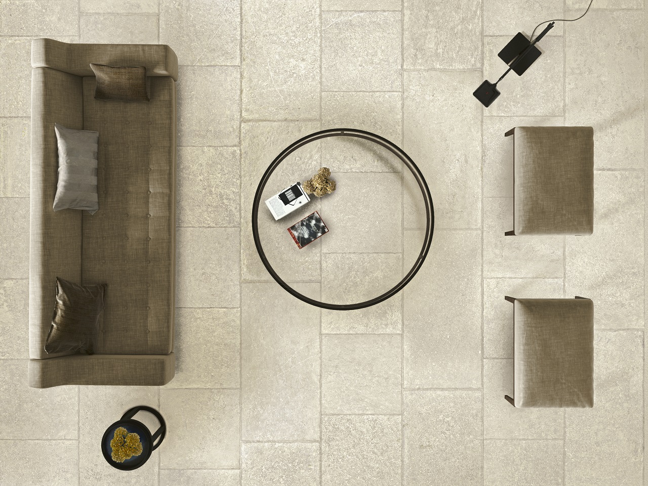 CERAM BORGO ITALIA  BEIGE 60x120x1 CM