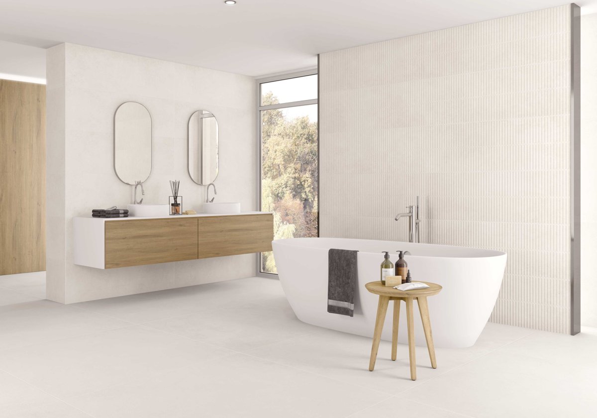 CERAM INTEGRA WHITE 40x120x1.1 CM