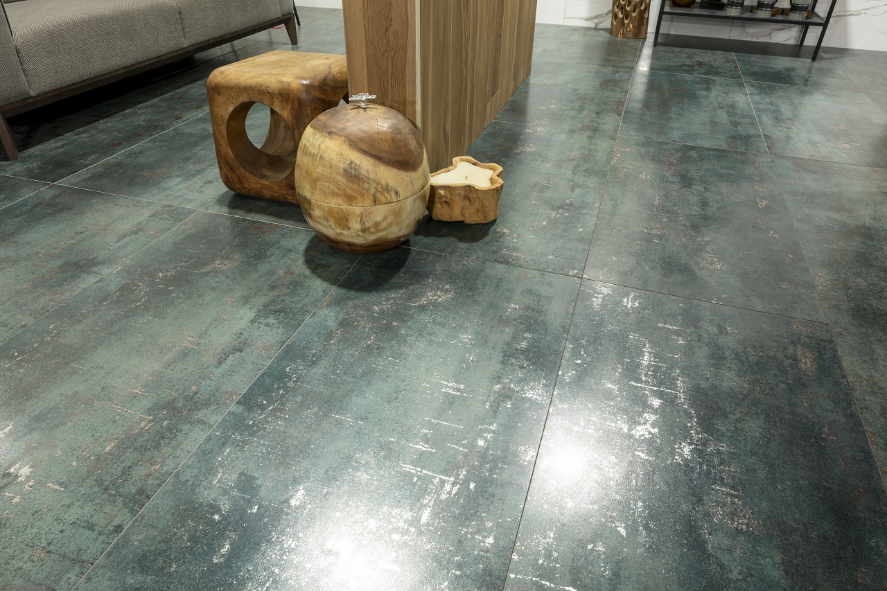 CERAM METAL SEAGREEN  30x60x0.95 CM