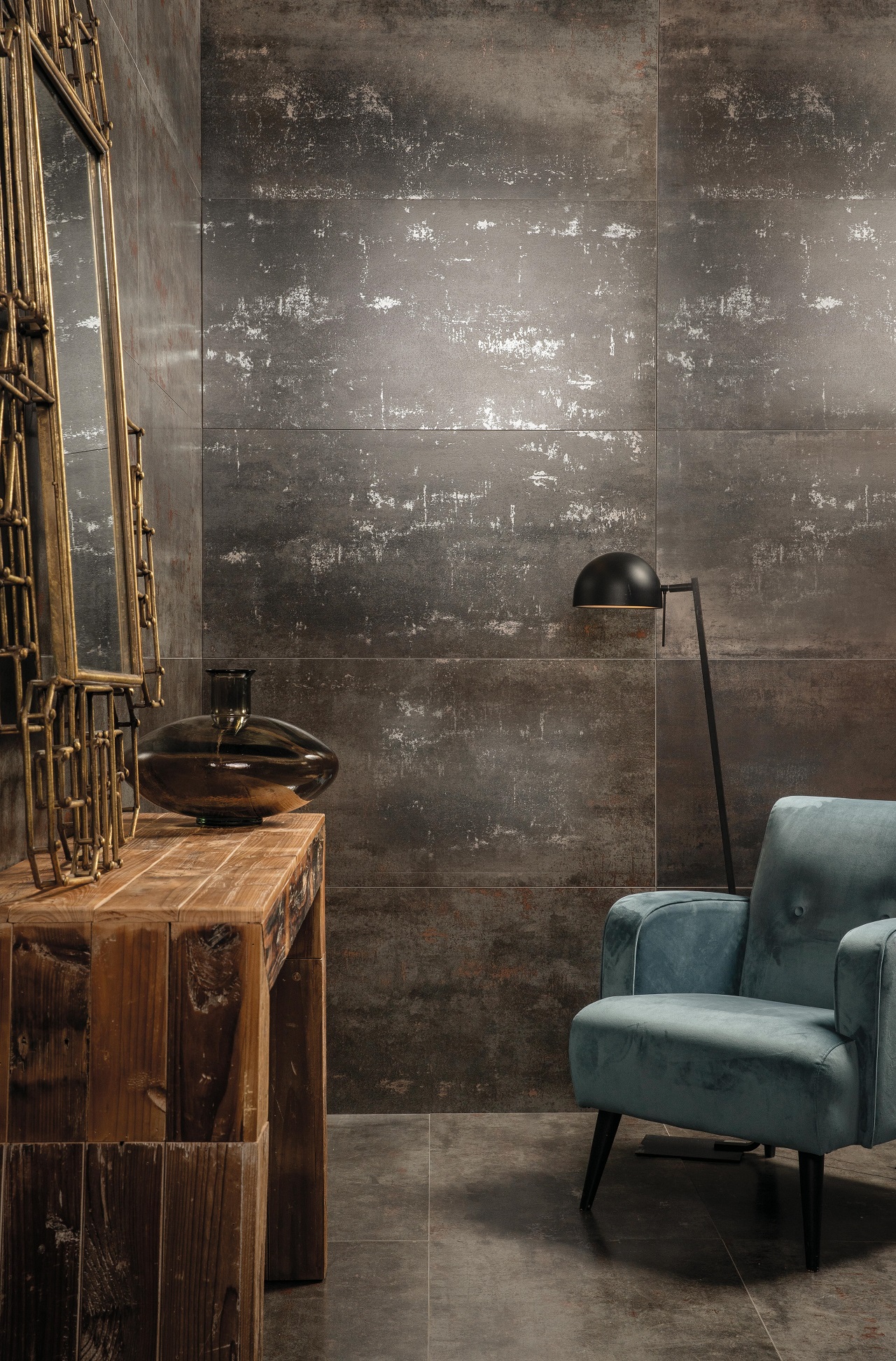 CERAM METAL STEEL 30x60x0.95 CM