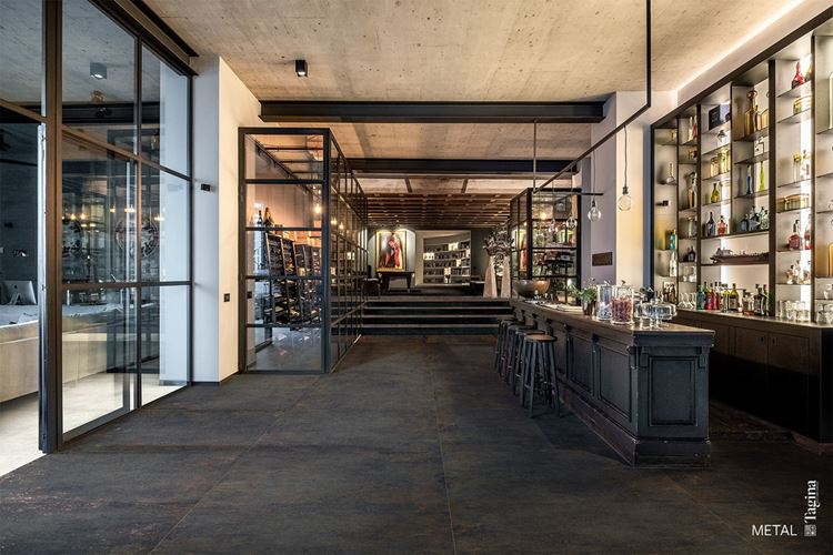 CERAM METAL TITANIUM 60x120x1 CM