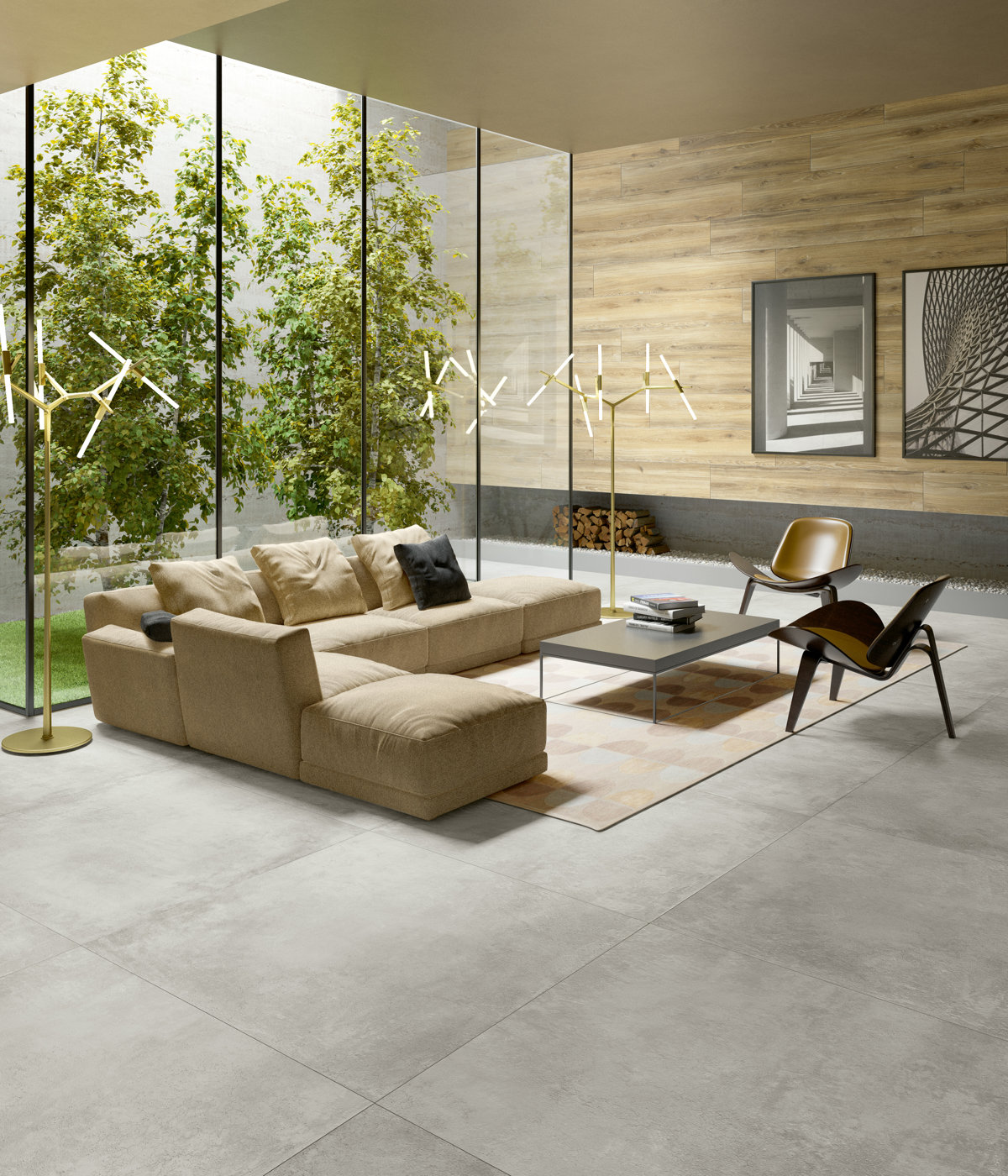 CERAM PARK SILVER  30x60x0.9 CM