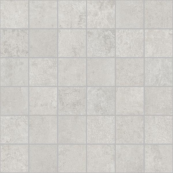 CERAM STEEL ARGENTO MOSAIC 30x30x1 CM
