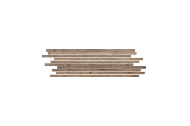 CERAM ARKE WOOD TORTORA - MOSAIK 60x20x0,85 CM