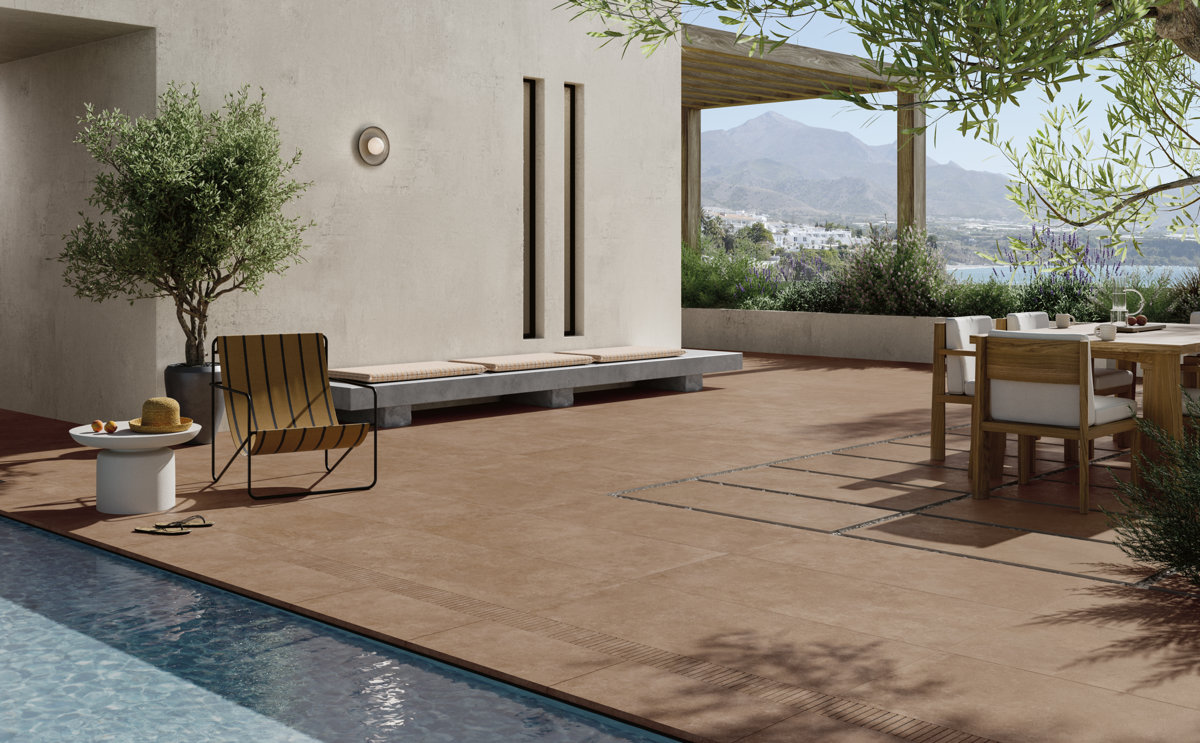 CERAM GIANT BROWN  120x120x2 CM