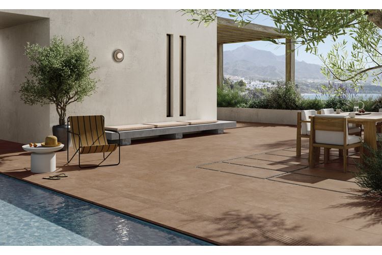 CERAM GIANT BROWN  120x120x2 CM
