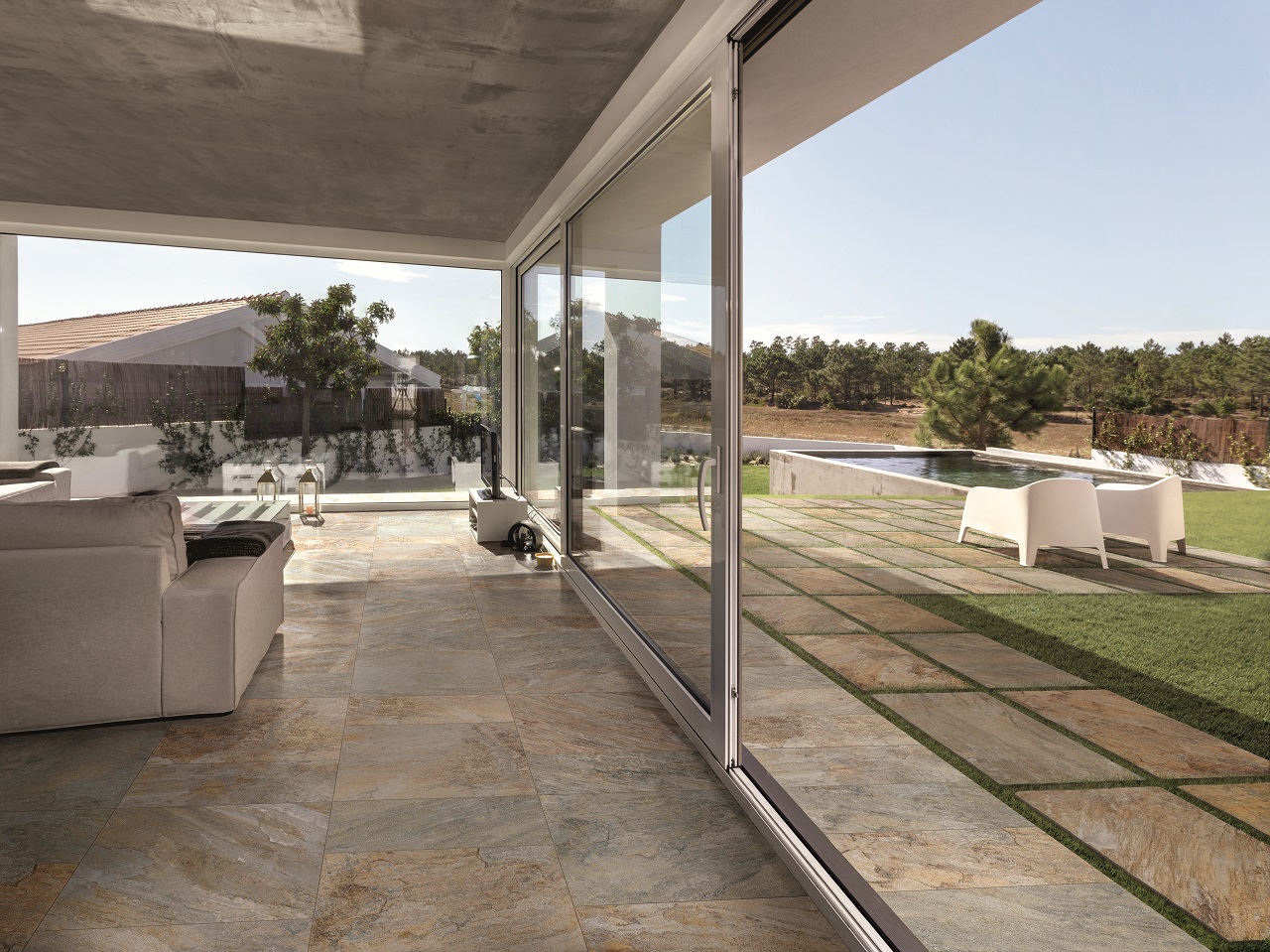 CERAM MONDO ANTIC ARDESIA MIX  40x80x2 CM