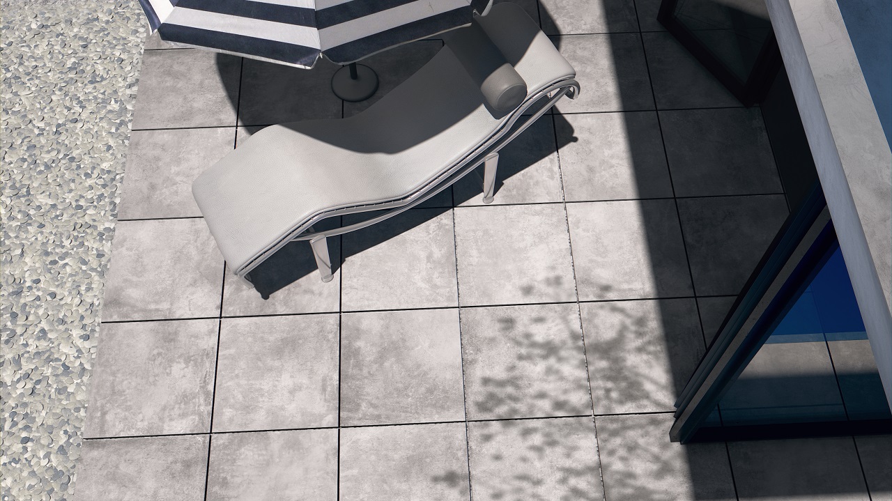 CERAM PARK SILVER  60x60x2 CM